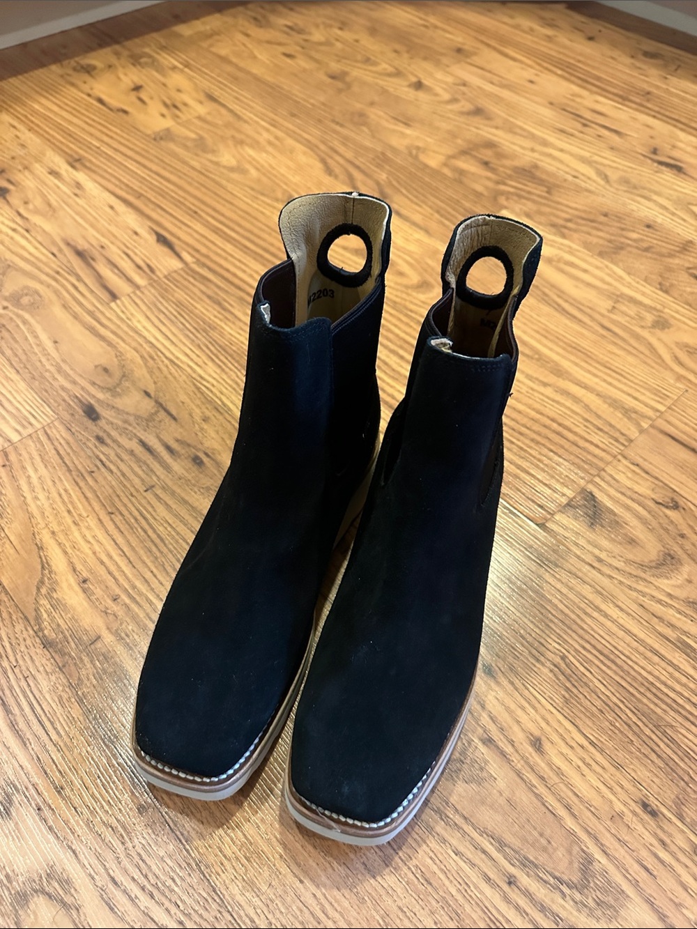 Macie Bean Black Suede Chukka Boots